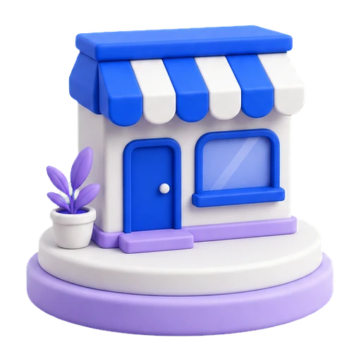 About Us Three-dimensional local storefront